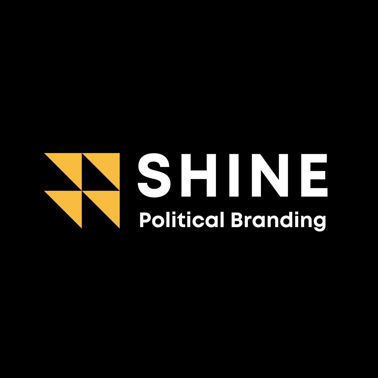 Shine Political Branding Logo